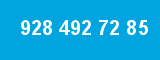 928 492 72 85 928 492 72 85